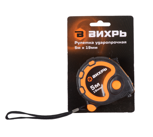 Рулетка ВИХРЬ 5м х 19мм Рулетка ВИХРЬ 5м х 19мм