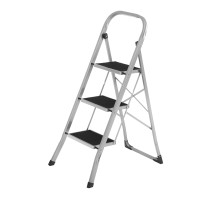 Стремянка стальная, 3 широкие ступени 20х30 см с полимерным покрытием Сибртех