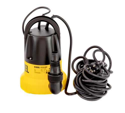Дренажный насос DP500E, 500 Вт, подъем 7 м, 7000 л/ч Denzel