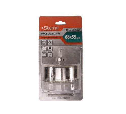 Коронка алмазная Sturm! 1055-09-6855 Коронка алмазная Sturm! 1055-09-6855