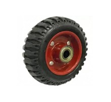 Колесо литое резиновое 200 мм PF200 с протектором и кронштейном