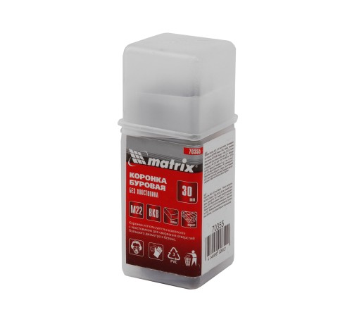 Буровая коронка, M22 х 30 мм Matrix Буровая коронка, M22 х 30 мм Matrix