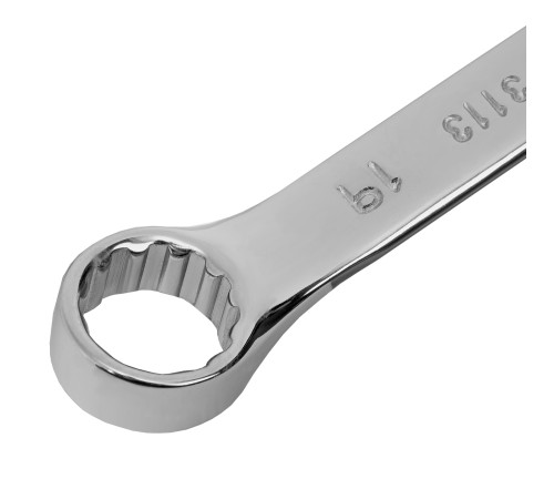 Ключ комбинированный, 19 мм, CrV, полированный хром Matrix