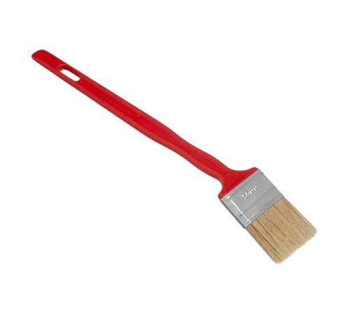 Кисть радиаторная для эмалей, 50 x 12 мм, натуральная щетина, пластиковая рукоятка, Matrix