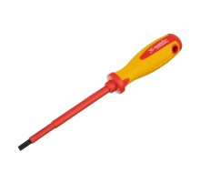Отвертка Insulated, SL5.5 x 125 мм, CrMo, до 1000 В, двухкомпонентная рукоятка Matrix Professional