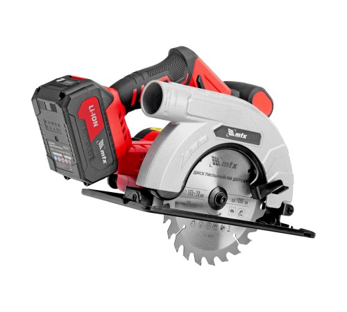 Пила циркулярная аккумуляторная CCSU-20-165, 165 мм, Li-Ion, 20 В// MTX