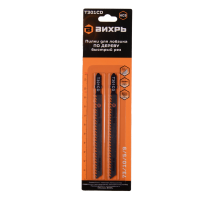 Пилки для лобзика ВИХРЬ Т301CD по дереву, быстрый рез