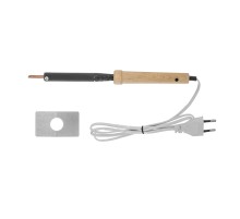 Паяльник электрический ЭПСН-03-65/220, деревянная ручка, Сибртех