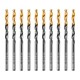 Сверло по металлу, 4,2 мм, HSS-Tin, Golden Tip, 10 шт. Denzel