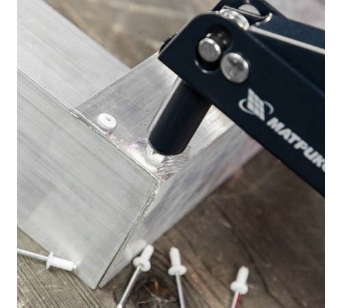 Заклепки 4.0 х 10 мм RAL 9003, сигнально-белые, 50 шт Matrix