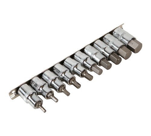 Набор головок HEX, 1/2&quot, 55мм, 10 шт, S2 Sturm! Набор головок HEX, 1/2&quot, 55мм, 10 шт, S2 Sturm!