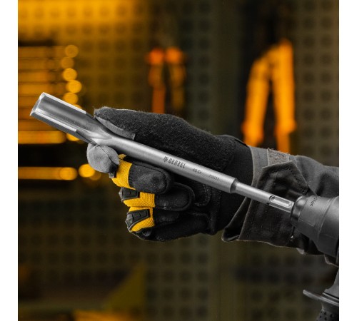 Зубило канальное, 14 х 22 х 250 мм, 40Cr, SDS PLUS Denzel