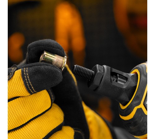 Заклепки резьбовые, стальные, оцинкованные, М8, пластиковый кейс, 40 шт. Denzel