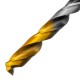 Сверло спиральное по металлу 7,5 x 109мм, Р6М5, Golden Tip, многогранная заточка Denzel