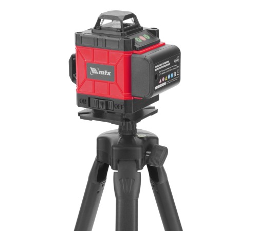 Лазерный уровень м-призм. ML 360-4 Pro SET, 30 м, акк. Li 3000 мАч, состоит из 2 частей MTX