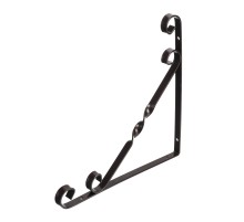 Кронштейн декоративный, 250 х 250 мм, коричневый Сибртех