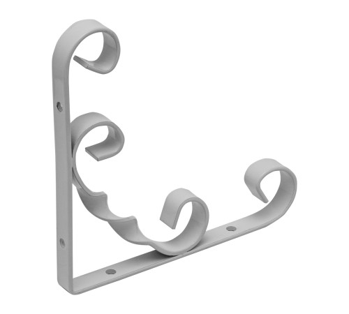 Кронштейн декоративный, 150 х 150 мм, белый Сибртех