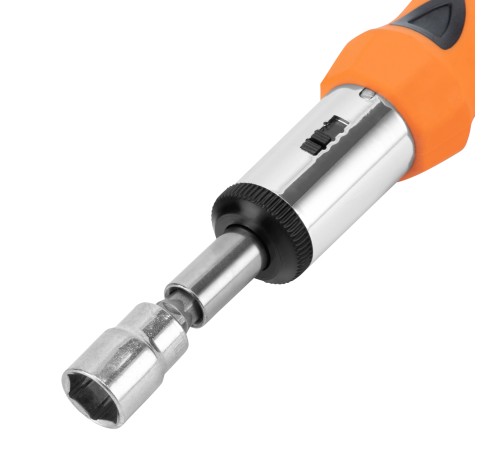 Отвертка реверсивная, биты, головки торцевые, 14 шт, Sparta