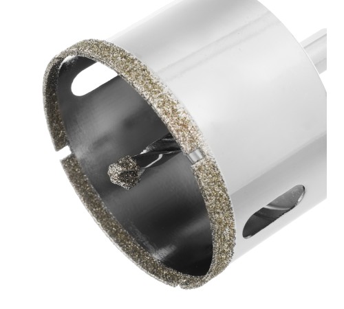 Сверло алмазное по керамограниту, 65 х 67 мм, трехгранный хвостовик Matrix