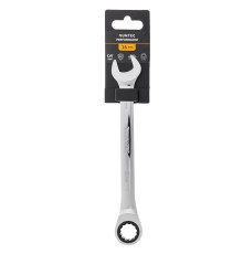 RUNTEC RT-WR16T90 Ключ комбинированный трещоточный RUNTEC CrV, 90 зубцов, 16 мм