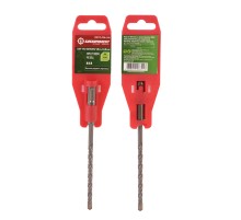 Бур SDS+ 06х160 крестовой резец ВК8 спираль S4 БОЕКОМПЛЕКТ