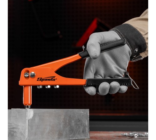 Заклепочник, 225 мм, заклепки 2.4-3.2-4.0-4.8 мм Sparta