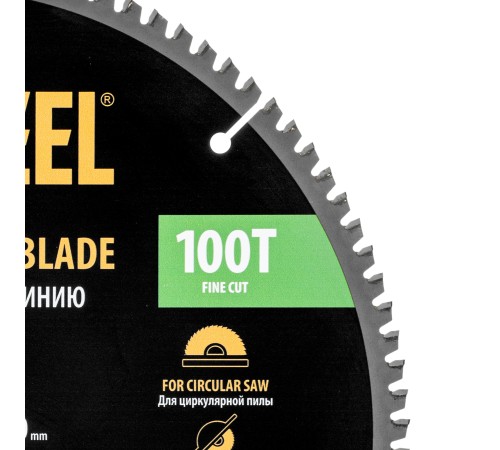 Пильный диск по алюминию ф305 х 30 мм, 100 зубьев Denzel