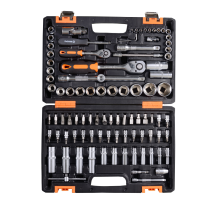 Набор инструментов, 1/2" , 1/4" , CrV, пластиковый кейс 94 предмета Вихрь