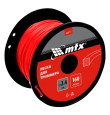 Леска для триммера квадрат 2,4 мм х 160 м, на катушке //MTX Леска для триммера квадрат 2,4 мм х 160 м, на катушке //MTX