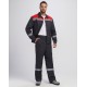 Костюм Легион Премиум-1 СОП CH (тк.Смесовая,240) брюки, т.серый/красный