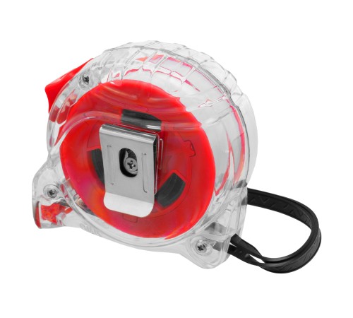 Рулетка Crystal,7,5 м х 25 мм,корпус из поликарбоната Matrix