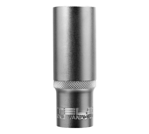 Головка торцевая удлиненная, 21 мм, шестигранная, CrV, под квадрат 1/2 Stels