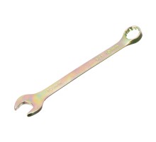 Ключ комбинированный, 19 мм, желтый цинк Сибртех