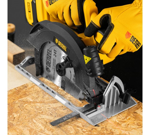 Пила циркулярная аккумуляторная бесщет. CCSH-BL-20-185, 185 мм, Li-Ion, 20 В// Denzel