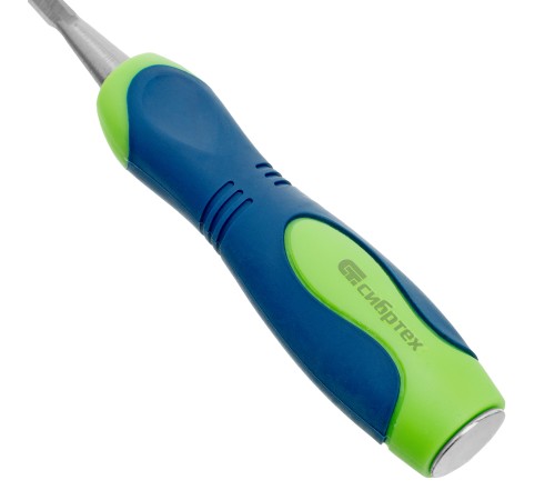 Долото-стамеска, 6 мм, двухкомпонентная рукоятка Сибртех