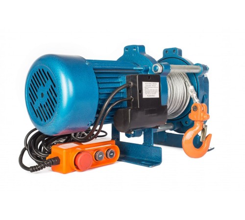 Лебедка TOR ЛЭК-500 E21 (KCD) 500/1000 кг 380 В с канатом 100/50 м (T)