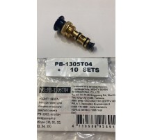 Ремкомплект для пневматического заклепочника PB-1305, клапан воздушный в сборе (30, 31, 32, 33, 34, 35) MIGHTY SEVEN PB-1305T04