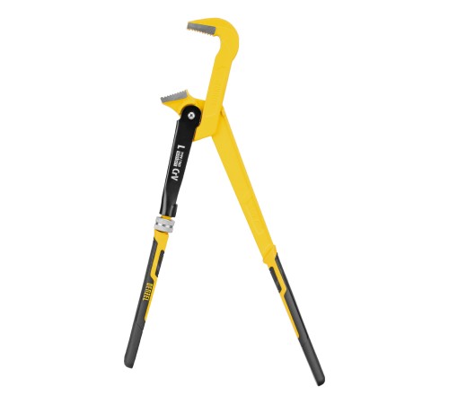 Ключ трубный рычажный №3, 2", цельнокованый, CrV, тип "L" Denzel