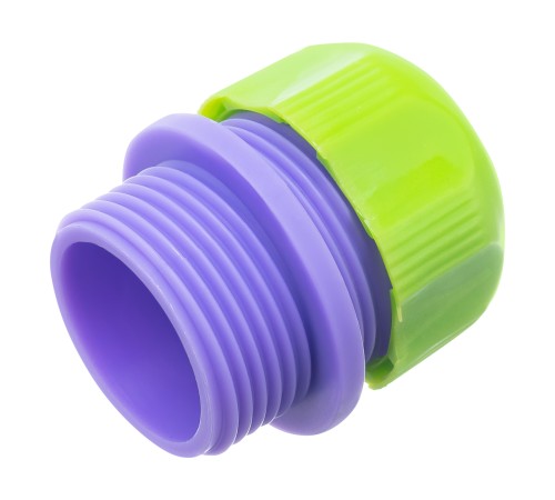 Соединитель пластмассовый, для шланга 1/2, с внешней резьбой 3/4 Palisad