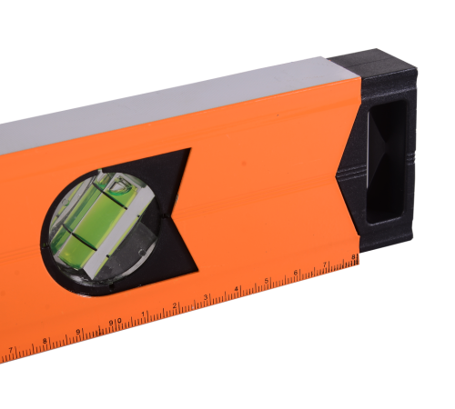 Уровень алюминиевый «Магнитный» 1000мм 3 глазка фрезерованный Вихрь