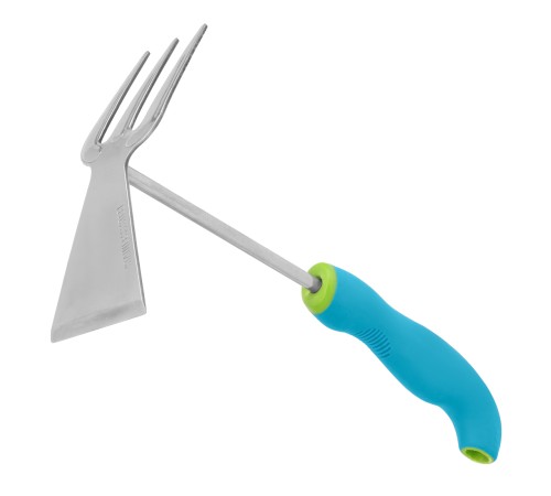 Мотыжка комбинированная, 70 х 290 мм, нержавеющая сталь, двухкомпонентная рукоятка, Premium Plus, Palisad