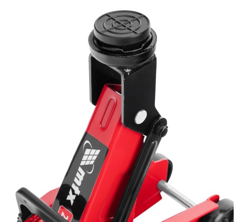 Домкрат гидравлический подкатной, 2 т, 135-320 мм, в пласт. кейсе MTX