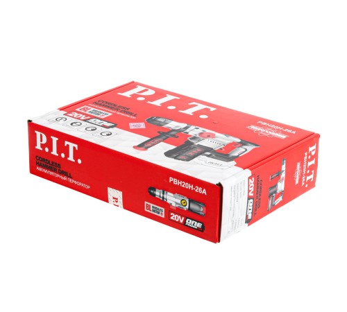Перфоратор SDS-Plus аккумуляторный бесщёточный P.I.T. PBH20H-26A (без АКБ и ЗУ)