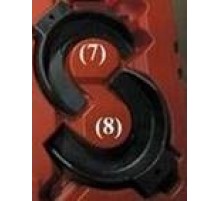 Ремкомплект для стяжки пружин 100-00008C, скоба стяжная 110 - 160 мм, 2 шт МАСТАК 100-00008CR02