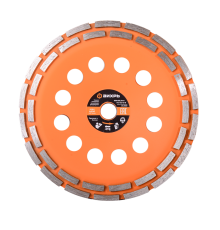 Чашка алмазная зачистная, 230 мм, двухрядная Вихрь Чашка алмазная зачистная, 230 мм, двухрядная Вихрь