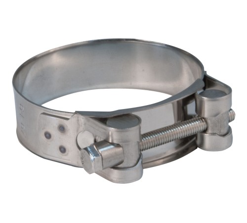 Хомут обжимной силовой шарнирный, нерж.сталь  20-22 мм ХВАТ