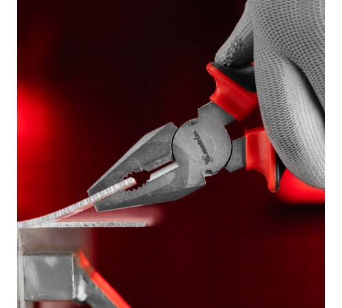 Плоскогубцы Nickel, 160 мм, никелированные, двухкомпонентные рукоятки Matrix