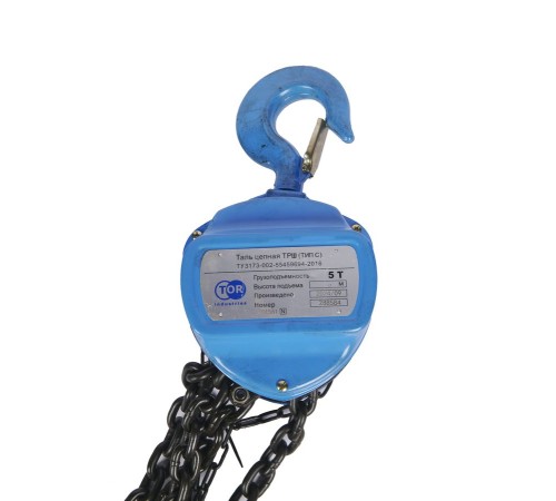 Таль ручная шестеренная TOR ТРШ C (модель N) 5ТХ6M Таль ручная шестеренная TOR ТРШ C (модель N) 5ТХ6M