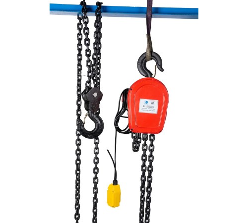 Таль электрическая цепная TOR ТЭШ (DHS) 5,0 т 
6 м Таль электрическая цепная TOR ТЭШ (DHS) 5,0 т 
6 м