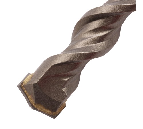 Бур по бетону, двойная спираль, три пылеотводящие кромки, 16 x 260 мм DENZEL